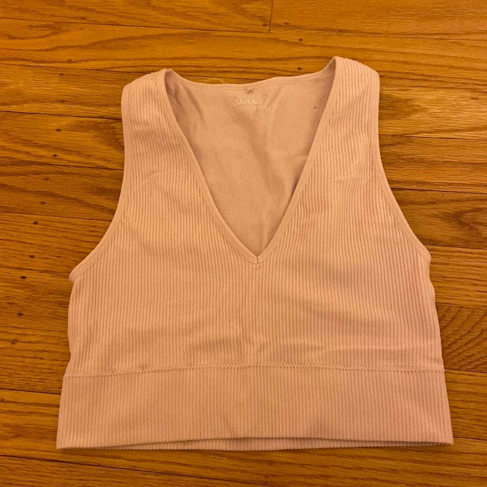 Garage Sonia Seamless Plunge Tee